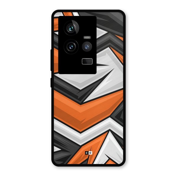 Abstract Comic Metal Back Case for iQOO 11 5G