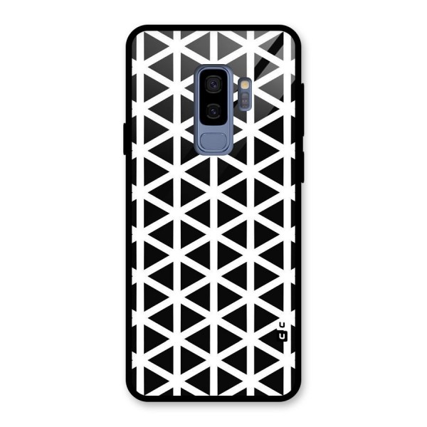 Abstract Geometry Maze Glass Back Case for Galaxy S9 Plus