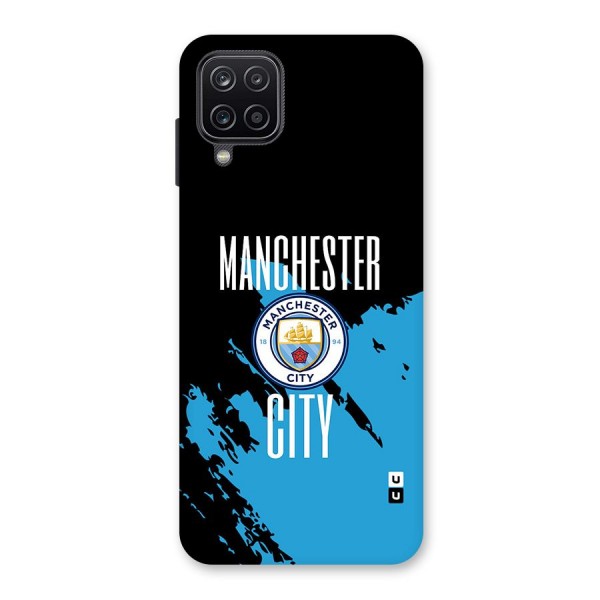 Abstract Manchester Glass Back Case for Galaxy A12