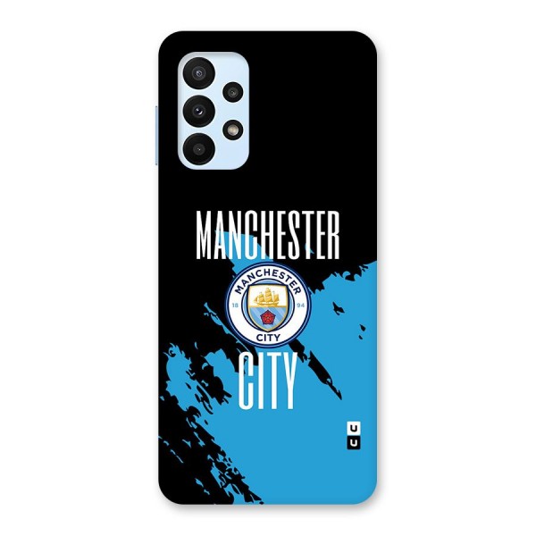 Abstract Manchester Glass Back Case for Galaxy A23