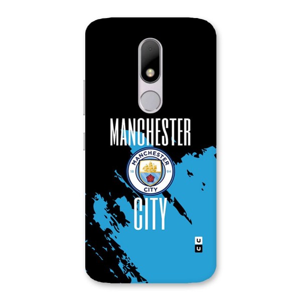 Abstract Manchester Back Case for Moto M