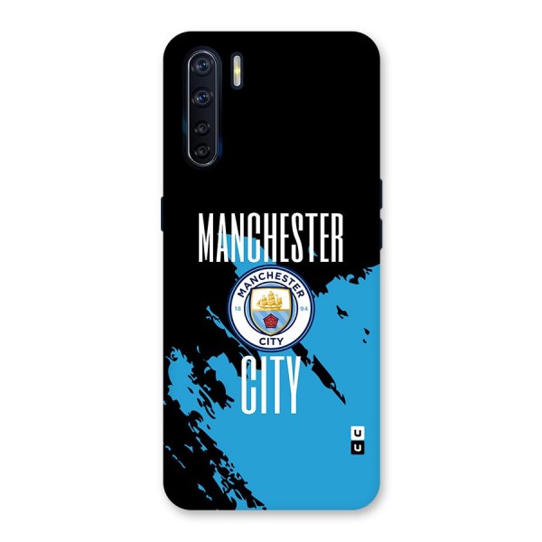 Abstract Manchester Glass Back Case for Oppo F15