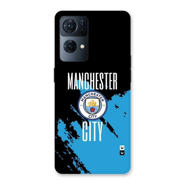 Abstract Manchester Glass Back Case for Oppo Reno7 Pro 5G