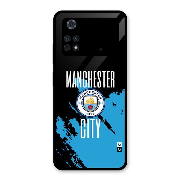 Abstract Manchester Back Case for Poco M4 Pro 4G