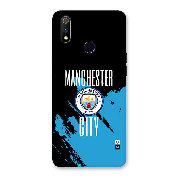 Abstract Manchester Back Case for Realme 3 Pro