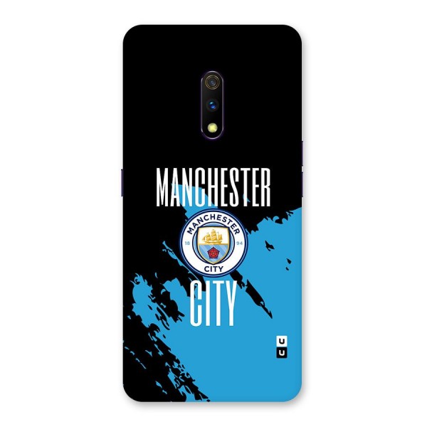 Abstract Manchester Back Case for Realme X