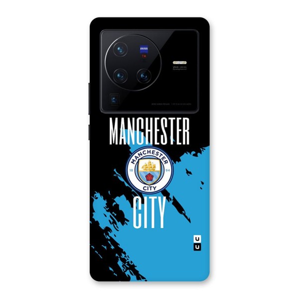 Abstract Manchester Glass Back Case for Vivo X80 Pro