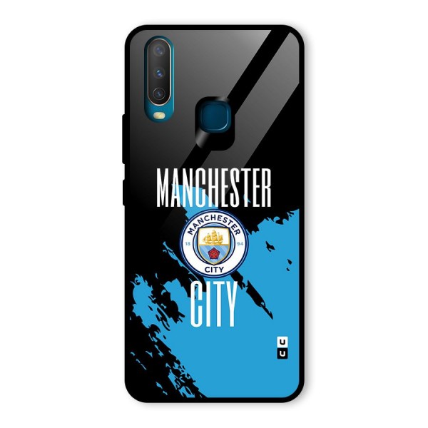 Abstract Manchester Glass Back Case for Vivo Y12