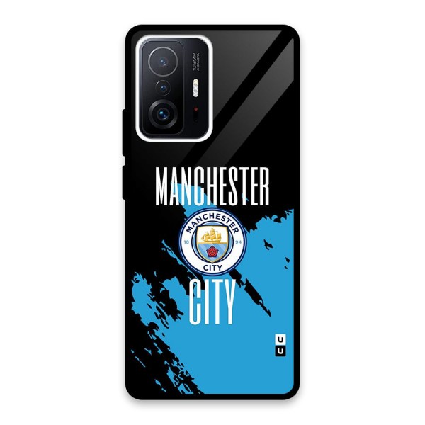 Abstract Manchester Glass Back Case for Xiaomi 11T Pro