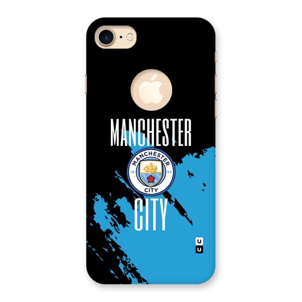 Abstract Manchester Back Case for iPhone 8 Logo Cut