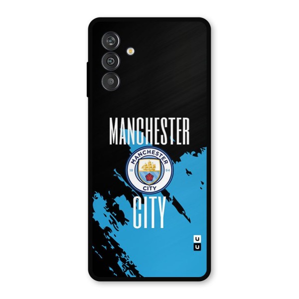 Abstract Manchester Metal Back Case for Galaxy F13