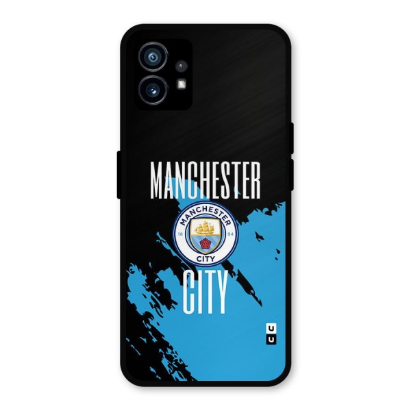 Abstract Manchester Metal Back Case for Nothing Phone 1