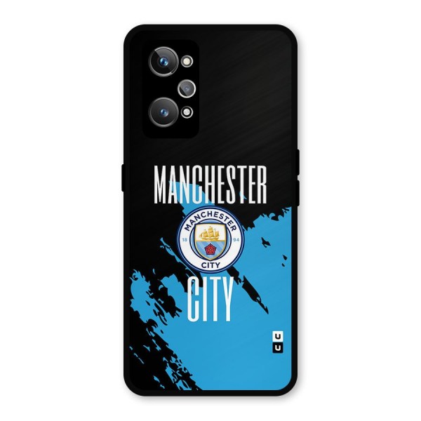 Abstract Manchester Metal Back Case for Realme GT 2