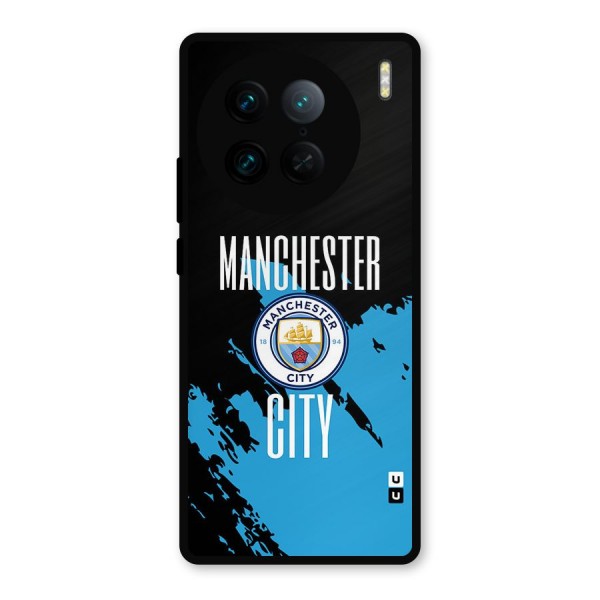 Abstract Manchester Metal Back Case for Vivo X90 Pro