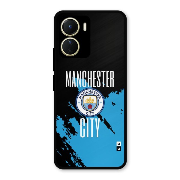 Abstract Manchester Metal Back Case for Vivo Y56