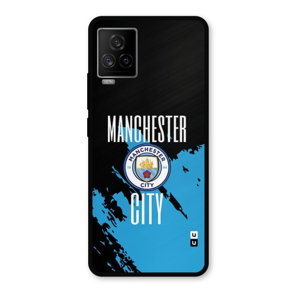 Abstract Manchester Metal Back Case for iQOO 7 Legend 5G