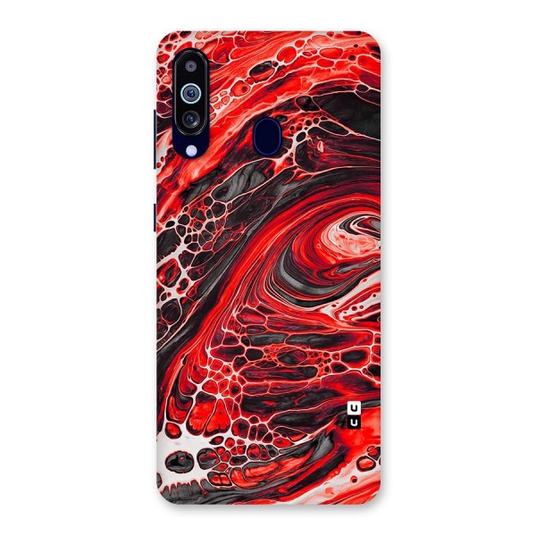 Abstract Pattern Gradient Marbled Back Case for Galaxy A60