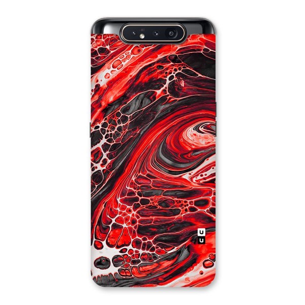 Abstract Pattern Gradient Marbled Back Case for Galaxy A80