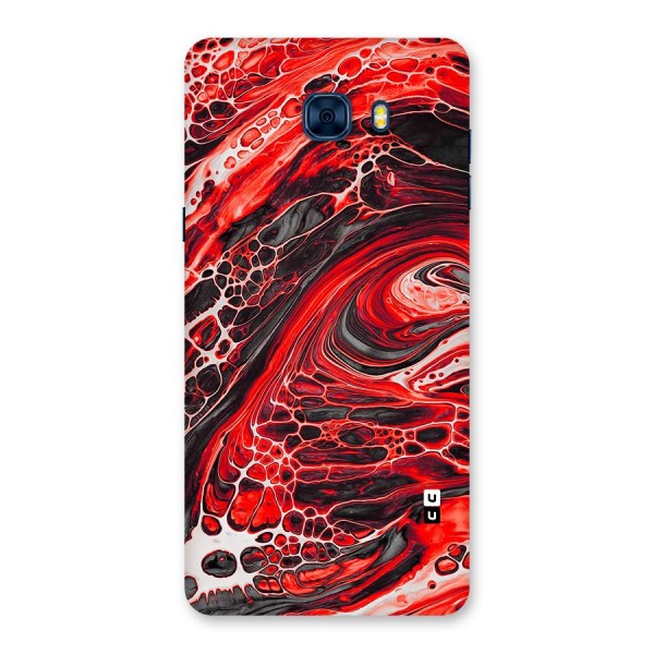 Abstract Pattern Gradient Marbled Back Case for Galaxy C7 Pro