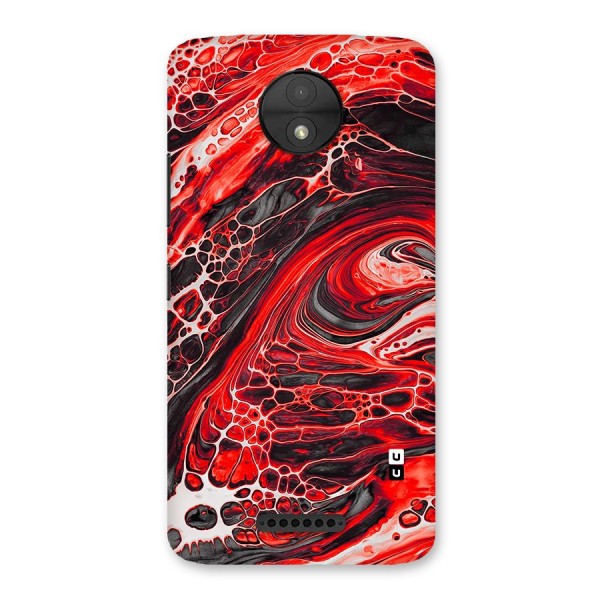 Abstract Pattern Gradient Marbled Back Case for Moto C