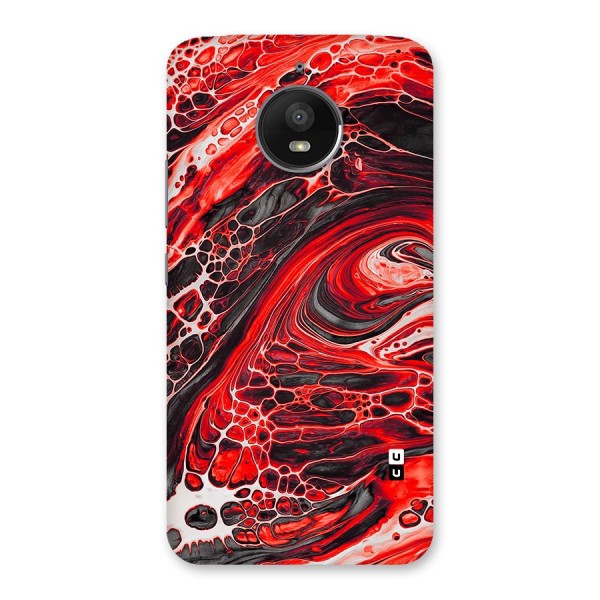 Abstract Pattern Gradient Marbled Back Case for Moto E4 Plus