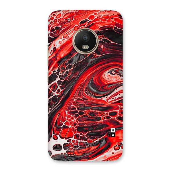 Abstract Pattern Gradient Marbled Back Case for Moto G5 Plus