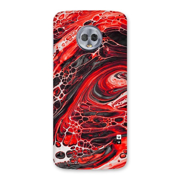 Abstract Pattern Gradient Marbled Back Case for Moto G6