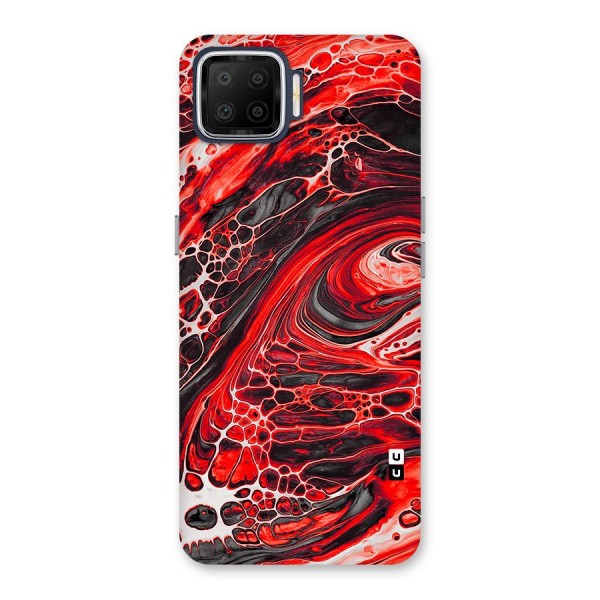 Abstract Pattern Gradient Marbled Back Case for Oppo F17