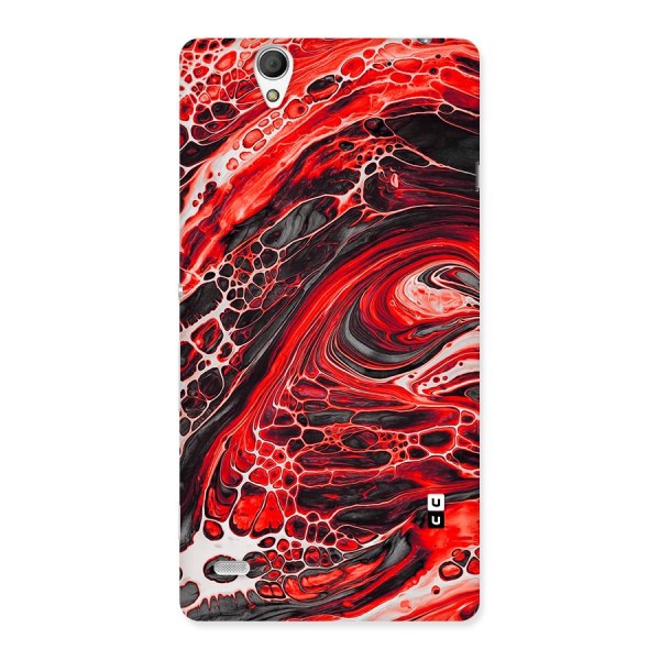 Abstract Pattern Gradient Marbled Back Case for Xperia C4