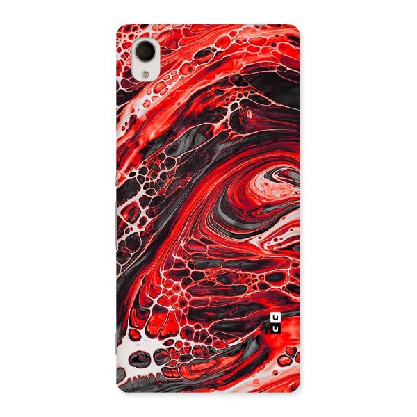 Abstract Pattern Gradient Marbled Back Case for Xperia M4