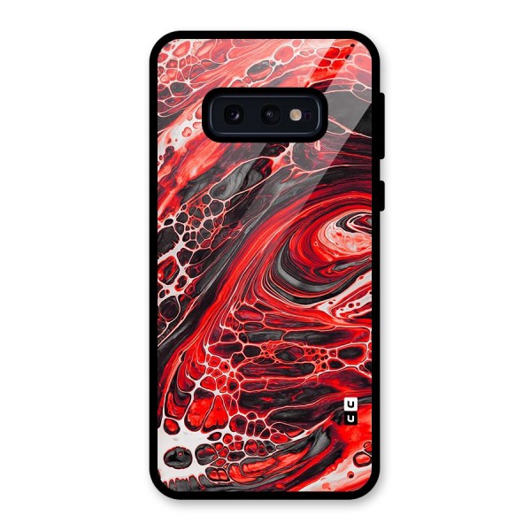 Abstract Pattern Gradient Marbled Glass Back Case for Galaxy S10e