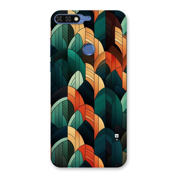 Abstract Seamless Pattern Back Case for Honor 7C