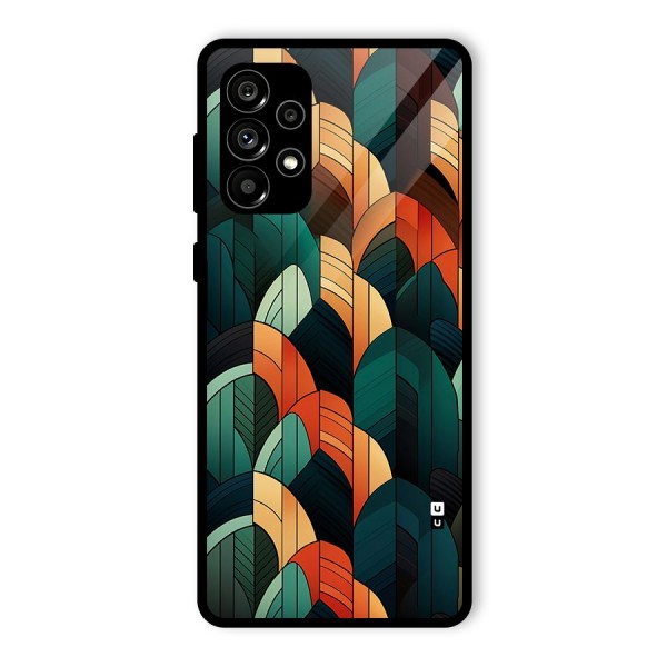 Abstract Seamless Pattern Glass Back Case for Galaxy A73 5G