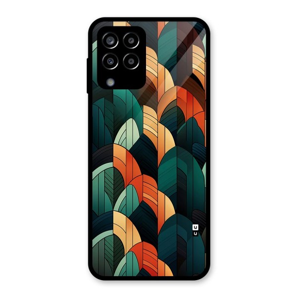 Abstract Seamless Pattern Glass Back Case for Galaxy M33