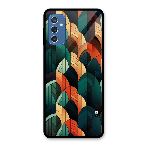 Abstract Seamless Pattern Glass Back Case for Galaxy M52 5G