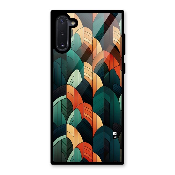 Abstract Seamless Pattern Glass Back Case for Galaxy Note 10