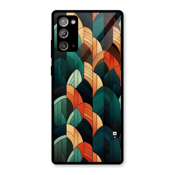 Abstract Seamless Pattern Glass Back Case for Galaxy Note 20