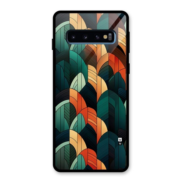 Abstract Seamless Pattern Glass Back Case for Galaxy S10