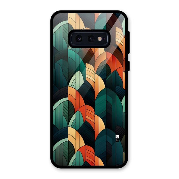 Abstract Seamless Pattern Glass Back Case for Galaxy S10e