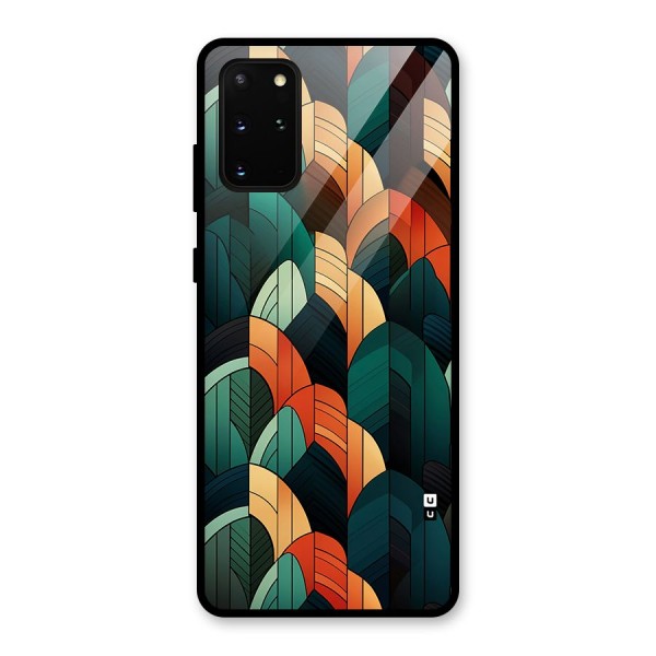 Abstract Seamless Pattern Glass Back Case for Galaxy S20 Plus