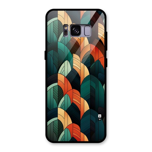 Abstract Seamless Pattern Glass Back Case for Galaxy S8