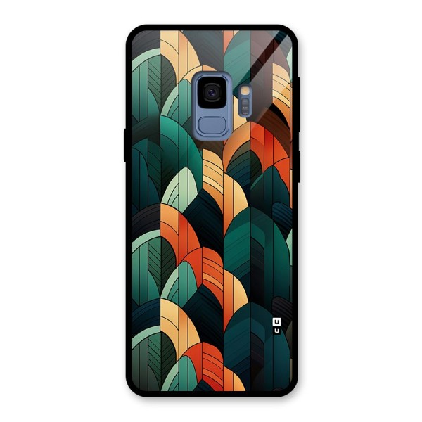 Abstract Seamless Pattern Glass Back Case for Galaxy S9