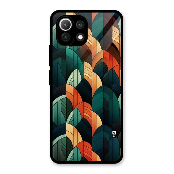 Abstract Seamless Pattern Glass Back Case for Mi 11 Lite