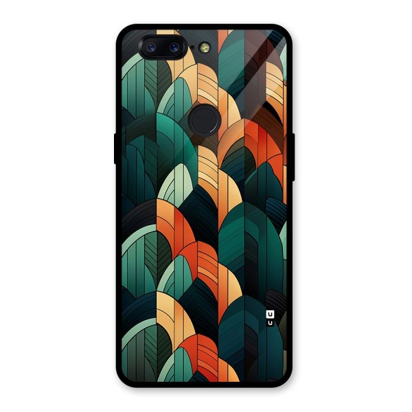 Abstract Seamless Pattern Glass Back Case for OnePlus 5T