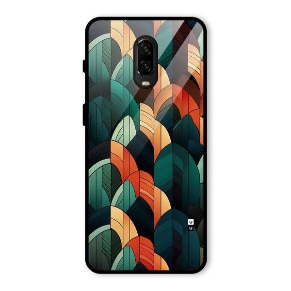 Abstract Seamless Pattern Glass Back Case for OnePlus 6T