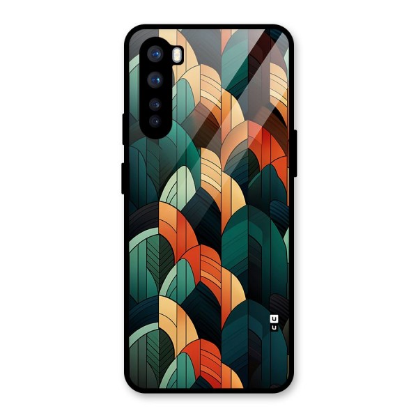 Abstract Seamless Pattern Glass Back Case for OnePlus Nord