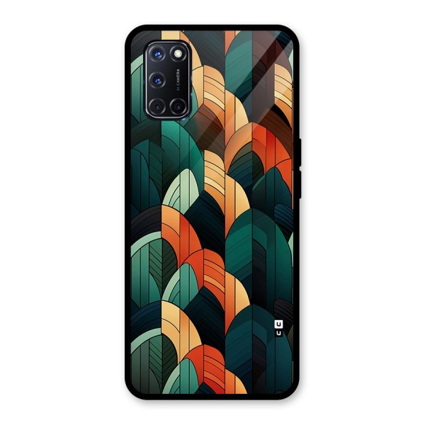 Abstract Seamless Pattern Glass Back Case for Oppo A52