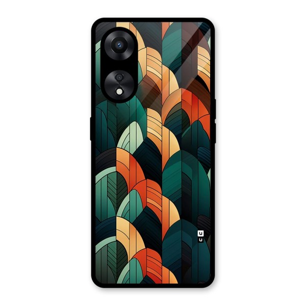 Abstract Seamless Pattern Glass Back Case for Oppo A78