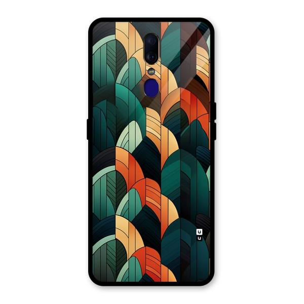 Abstract Seamless Pattern Glass Back Case for Oppo F11