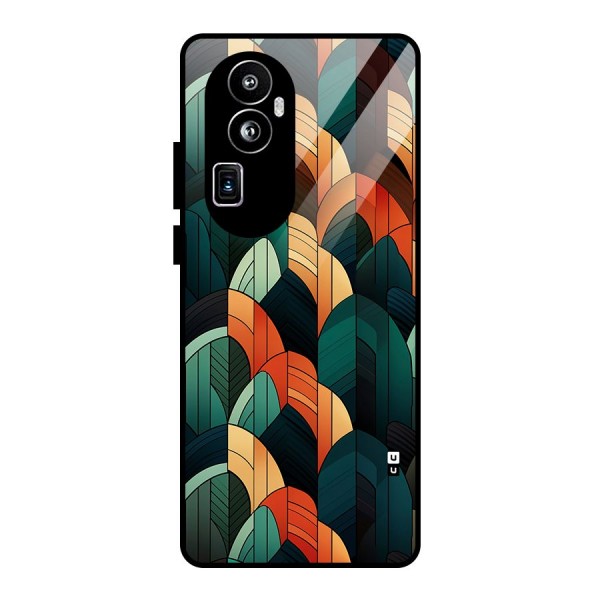 Abstract Seamless Pattern Glass Back Case for Oppo Reno10 Pro Plus